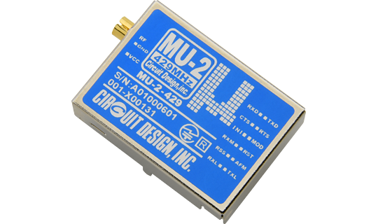 429mhz帯 特定小電力シリアルデータ伝送無線モデム Mu 2 429 製品情報 株式会社サーキットデザイン